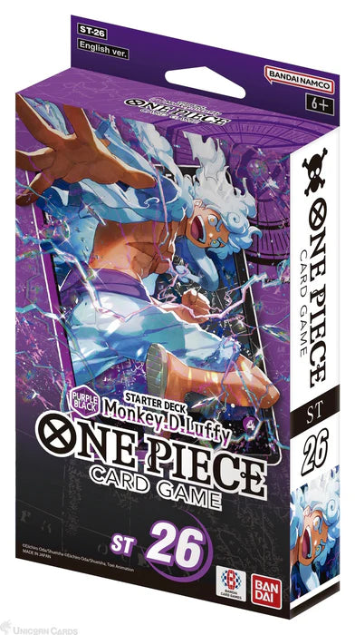 One Piece Card Game: Purple Black Monkey D Luffy Starter Deck (ST26)
