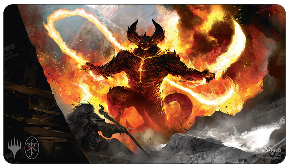 Magic the Gathering: Lord of the Rings Tales Of Middle Earth Playmat Featuring The Balrog