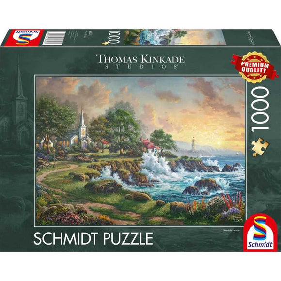 Thomas Kincade: Seaside Haven Jigsaw Puzzle (1000pc)