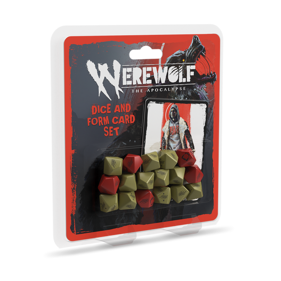 Werewolf The Apocalypse Roleplaying Game: Dice and Form Card Set