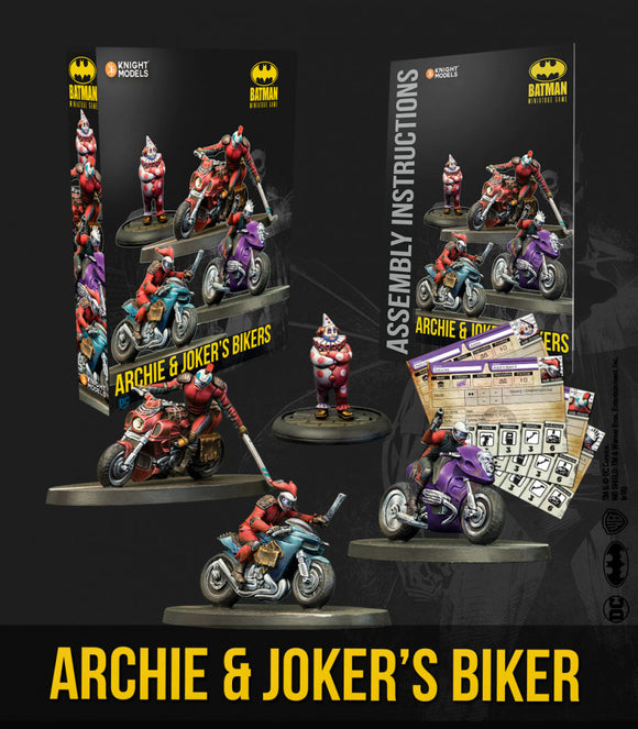 Batman Miniature Game: Archie & Joker's Bikers