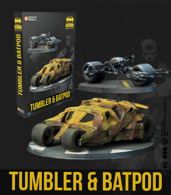 Batman Miniature Game: Tumbler & Batpod