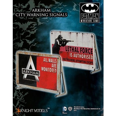 Batman Miniature Game: Arkham City Warning Sign