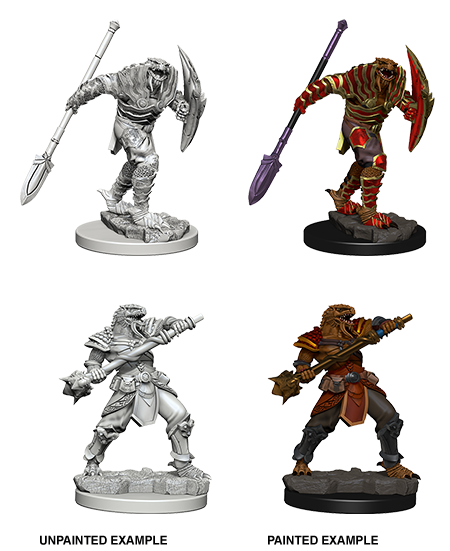 Dungeons & Dragons Nolzur's Marvelous Miniatures: Dragonborn Fighter with Spear