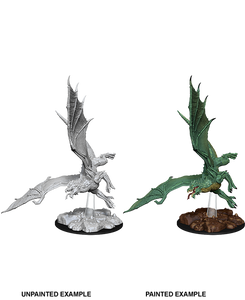 D&D Nolzurs Miniatures Young Green Dragon