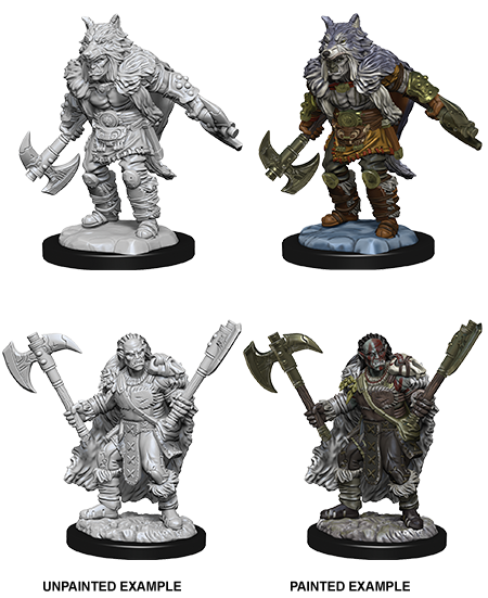 Dungeons & Dragons Nolzur's Marvelous Miniatures: Half-Orc Barbarian