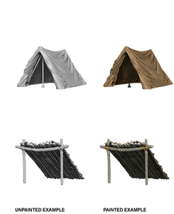 Pathfinder Battles Deep Cuts Miniatures: Tent & Lean-To
