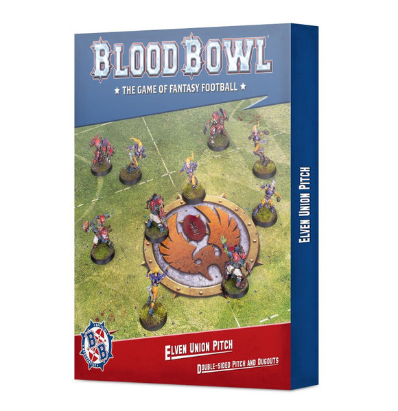 Blood Bowl: Elven Union Pitch – Double-Sided Pitch and Dugouts
