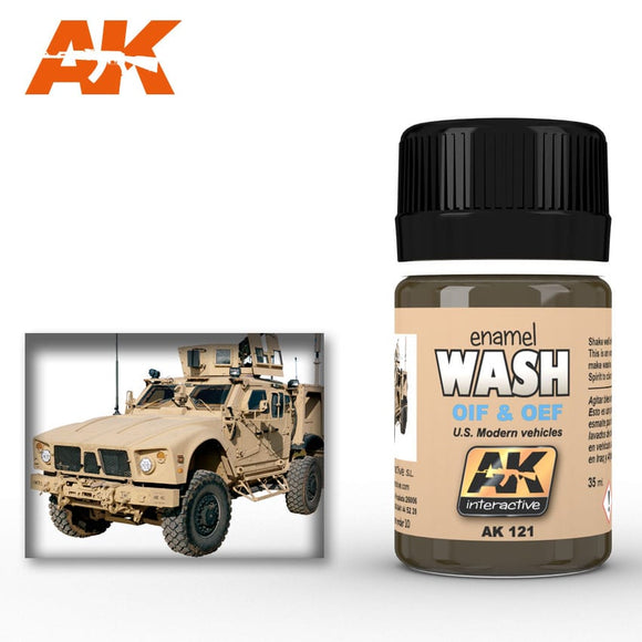 AK Interactive: OIF & OEF - US Vehicles Wash (AK-121)