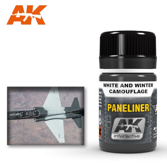 AK Interactive: Paneliner for White and Winter Camouflage (AK-2074)