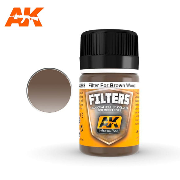 AK Interactive: Red Brown Filter for Wood (AK-262)