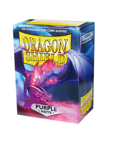 Dragon Shield Matte Sleeves: Purple (100)