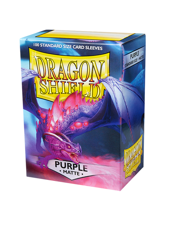 Dragon Shield Matte Sleeves: Purple (100)