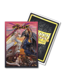 Dragon Shield Brushed Art Sleeves: Valentine Dragons 2023 (100 std)