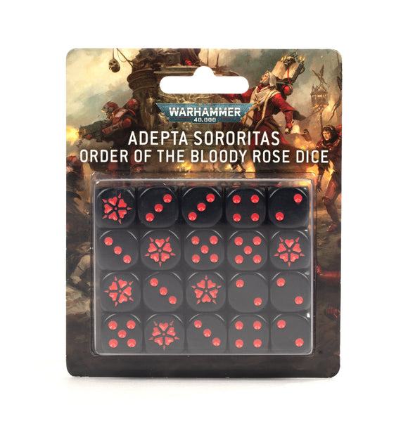 Warhammer 40,000: Adepta Sororitas: Order of the Bloody Rose Dice Set