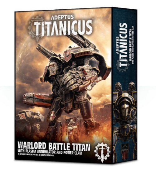 Adeptus Titanicus: Warlord Battle Titan with Plasma Annihilator & Power Claw
