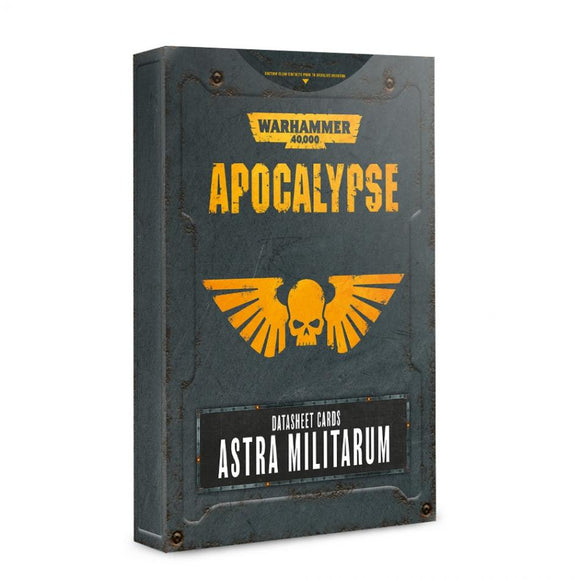 Warhammer 40000: Astra Militarum Apocalypse Datasheet Cards