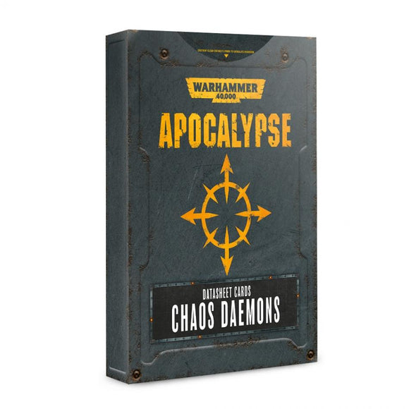 Chaos Daemons Apocalypse Datasheet Cards