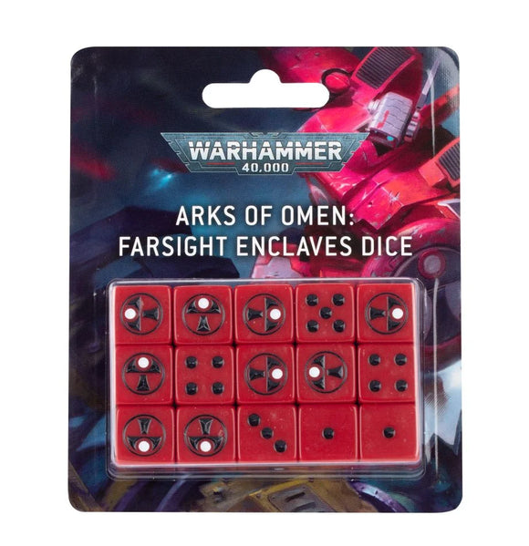 Warhammer 40000: Arks of Omen - Farsight Enclaves Dice Set