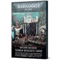 Warhammer 40K: Battlezone Mechanicum: Terrain Datasheet Cards (Previous Edition)