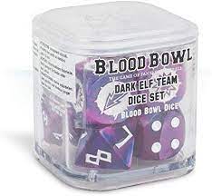 Blood Bowl: Dark Elf Team Dice Set