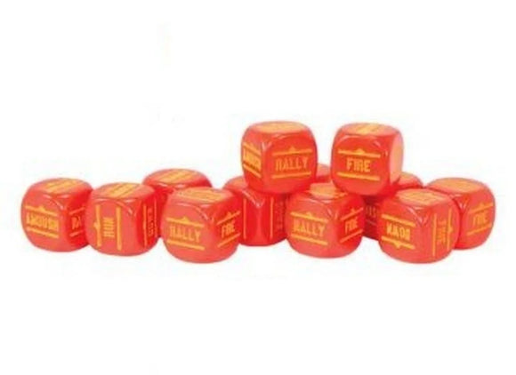 Bolt Action: Order Dice - Red (12)