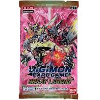 Digimon Card Game: Great Legend BT04 Booster Pack Galleon Games Digimon Card Game: Great Legend BT04 Booster Pack Galleon Games