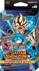 Dragon Ball Super Card Game: Unison Warrior - Saiyan Showdown Premium Pack - PP06