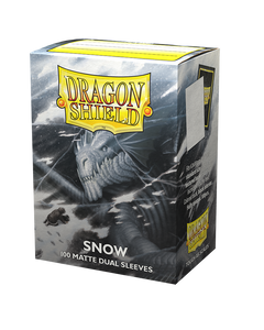 Dragon Shield Matte Dual Sleeves: Snow (100)