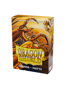 Dragon Shield Matte Japanese Size Orange 60pk