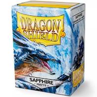 Dragon Shield: Sapphire Matte Card Sleeves