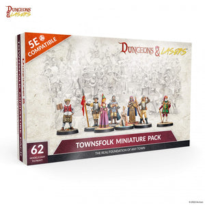 Dungeons & Lasers: Townsfolk Miniature Pack