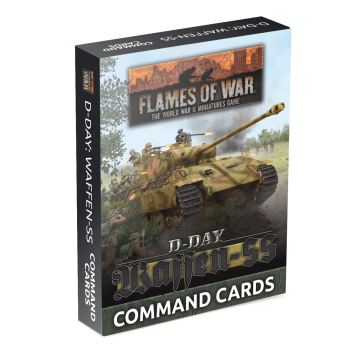Flames of War - D-Day: Waffen-SS Command Cards
