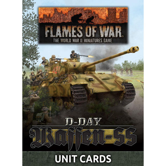 Flames of War - D-Day: Waffen-SS Unit Cards