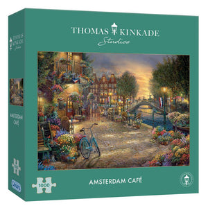 Amsterdam Cafe Thomas Kinkade
