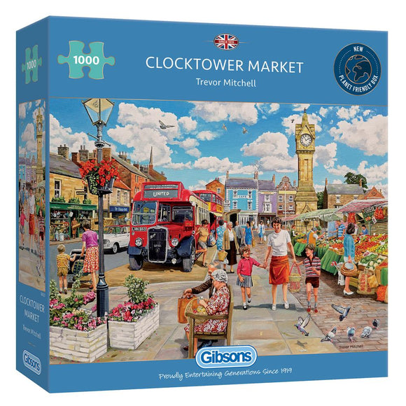 Clocktower Market Jigsaw Puzzle