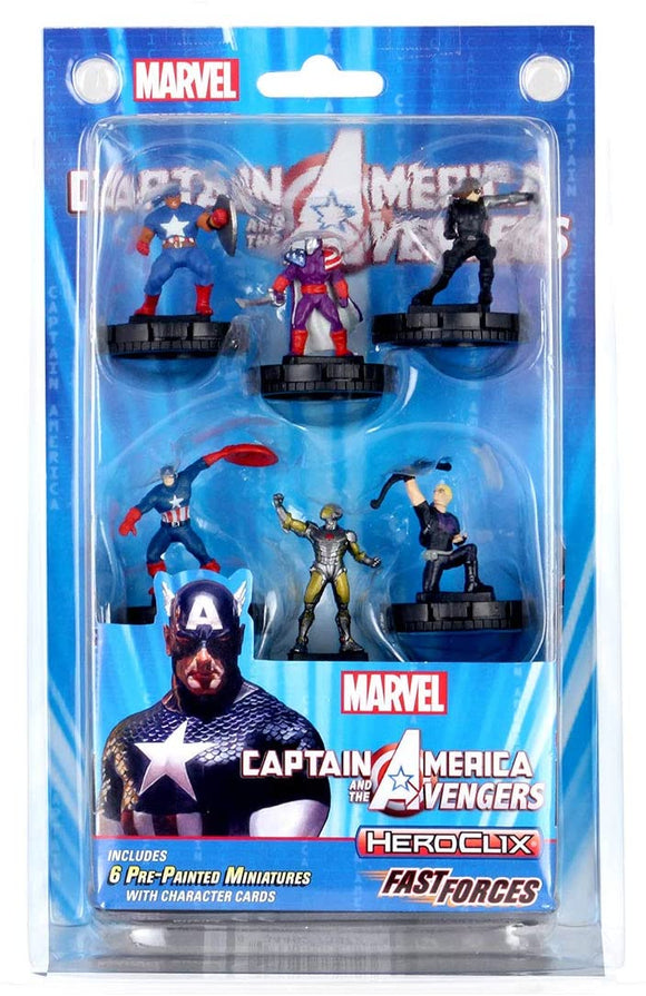 HeroClix Fast Forces Captain America & The Avengers