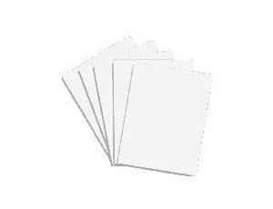 Plastic Building Card 10W White 0.25mm