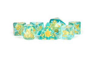 Resin Polyhedral Dice Set: Turle 16mm (7)