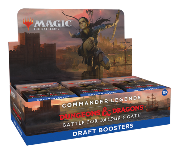 Magic the Gathering: Commander Legends Dungeons & Dragons Battle for Baldur's Gate Draft Booster Box