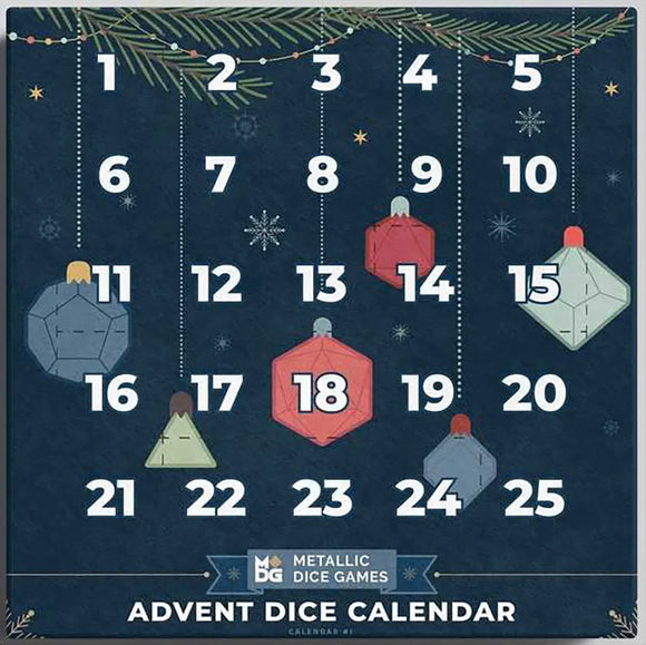 Metallic Dice Games: Advent Dice Calendar 2022