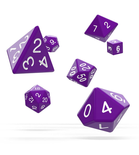 RPG-Set Solid Purple Oakie Doakie Dice