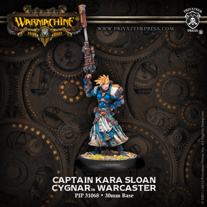 Warmachine: Cygnar - Captain Kara Sloan
