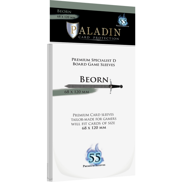Paladin Card Sleeves: Beorn (68mm x 120mm x 55)