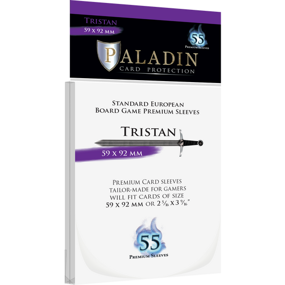 Paladin Card Sleeves: Tristan (59mm x 92mm x 55)