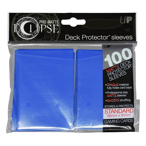 Eclipse Pro-Matte Deck Protector Sleeves: Blue (100)