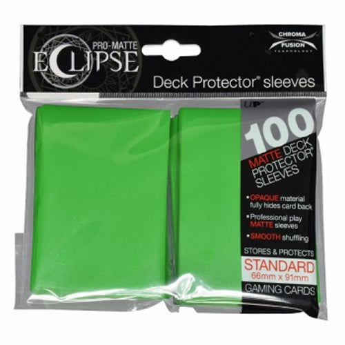 Green Eclipse Pro-Matte Deck Protector Sleeves (100)