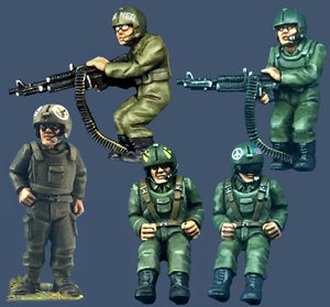 Pulp Figures - U.S. Army Helicopter Pilots & Gunners
