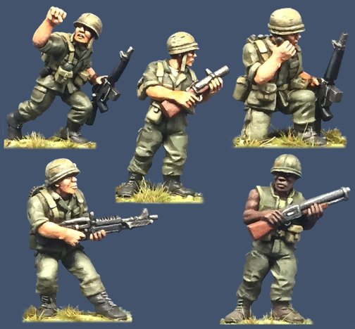 Pulp Figures - U.S. Army Squad Specials