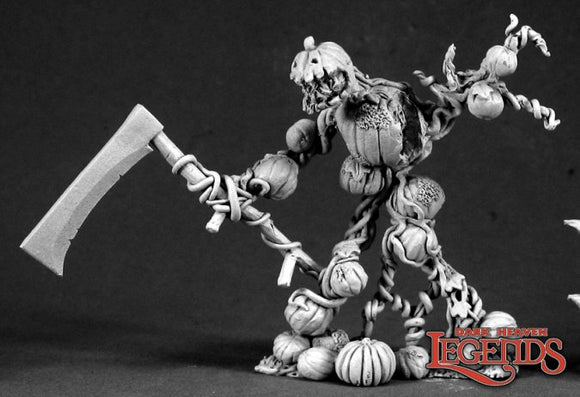 Reaper 03377: Rotpatch, Pumpkin Golem - Dark Heaven Metal Miniature